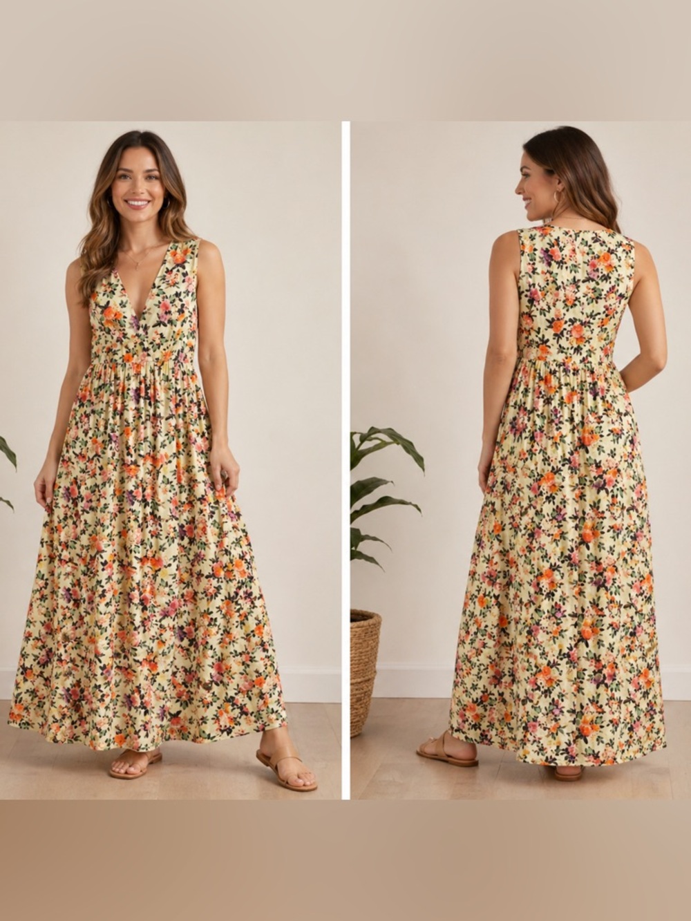 Anthropologie Veneet Bahl Maxi Dress